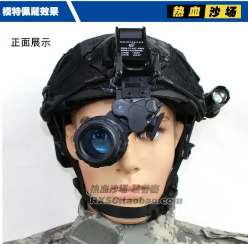 Maniquí deportivo táctico PVS18 NVG modelo/montaje de casco de Metal bk/de (casco y otros accesorios no incluidos) - imagen 5