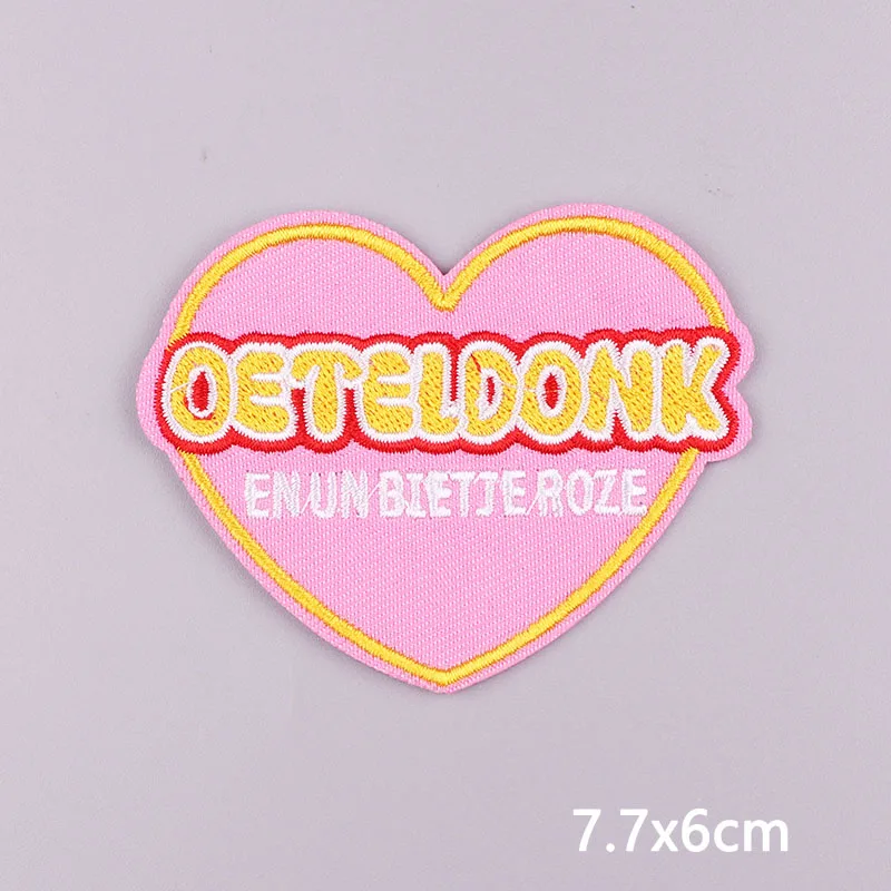 Parches bordados Oeteldonk de Países Bajos para ropa, parches para planchar con forma de rana de Carnaval para ropa, parche Fuisible de costura OETELDONK - imagen 4