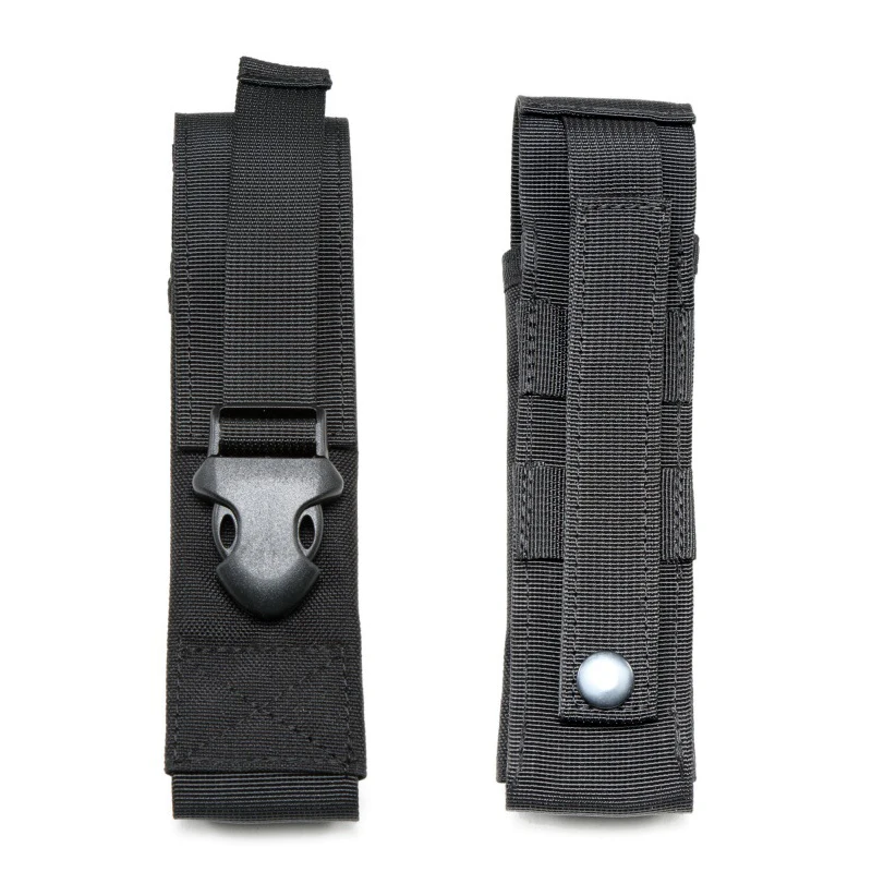 Bolsa táctica para Rifle MP5, bolsa Molle Mag, soporte para bastón de caza MP5, bolsa para linterna con Bucke de liberación rápida