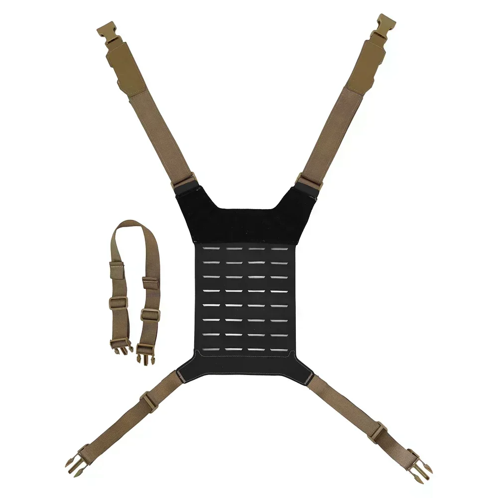 SINAIRSOFT táctico D3 SS MK aparejo de pecho caza Airsoft Molle chaleco aparejo de pecho correa chaleco Universal equipo de Panel trasero - imagen 5