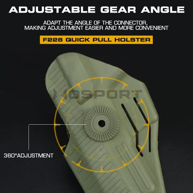 Funda táctica extracción rápida Sig Sauer P220-P229 para cinturón - imagen 4