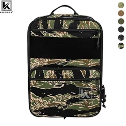 KRYDEX-mochila táctica plana 500D D3, paquete de asalto expandible de 23L, bolsa de hidratación, bolsas de viaje, caza y senderismo