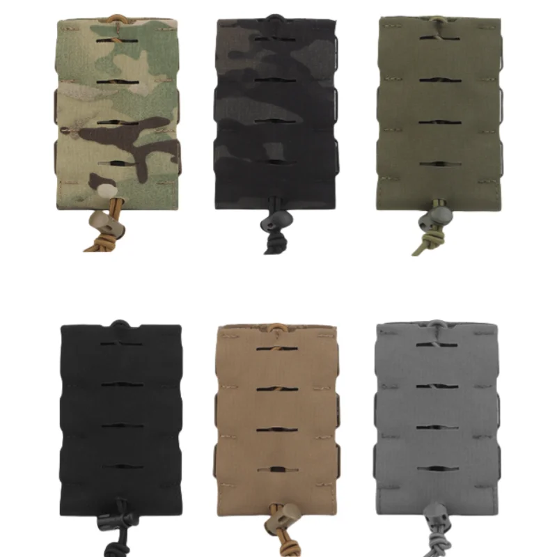 Kit de accesorios para chaleco de caza, funda universal de liberación rápida individual 5,56, compatible con sistema MOLLE