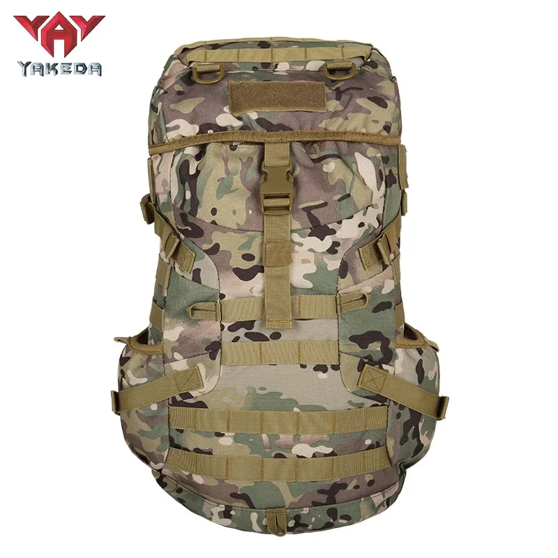 YAKEDA bolsa de Montañismo para acampar al aire libre, mochila multifuncional de gran capacidad, bolsa táctica de entrenamiento de viaje y senderismo - imagen 3