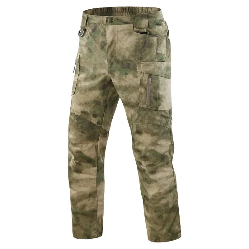 Pantalones de senderismo al aire libre invierno hombres camuflaje táctico ejército combate CS pantalones Multicolor caza pesca entrenamiento pantalones de caza - imagen 5