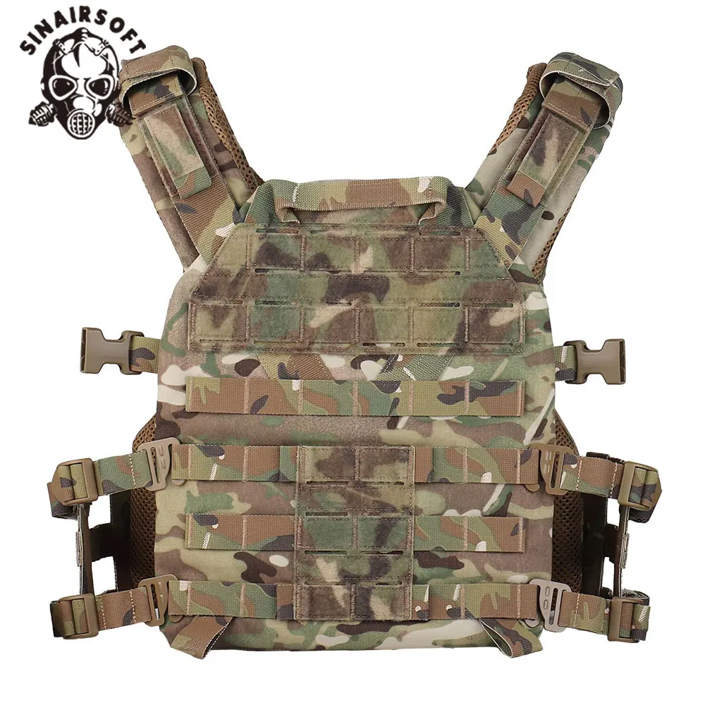 SINAIRSOFT-portador de placa táctica, chaleco de caza MOLLE, sistema de liberación rápida, faja de ajuste rápido, equipo de combate - imagen 3