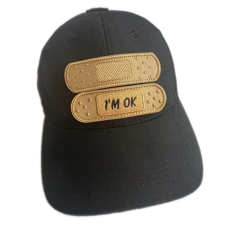 Insignias de moral 'I'm OK', parches para heridas con gancho y bucle, aplique bordado de banda, emblema táctico en ropa, mochila - imagen 5