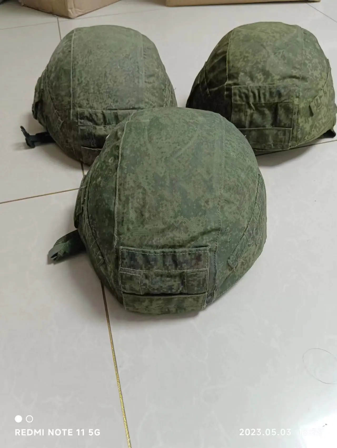 Cubierta de casco de camuflaje ruso original 6B47, EMR ruso - imagen 5