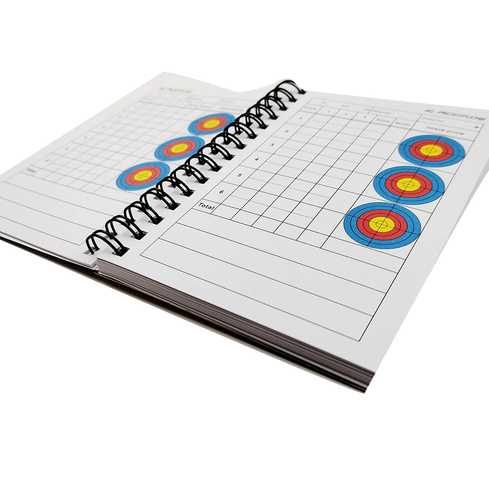 Libro de puntuación de tiro con arco de alta calidad, cuaderno de puntuación para tiro con arco, deporte - imagen 5