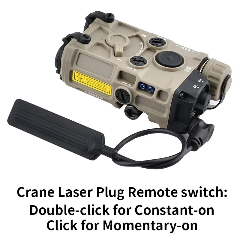 WADSN-láser táctico de nailon y plástico OGL, láser rojo, verde, azul, IR, luz LED blanca, brillo ajustable, versión con todas las funciones - imagen 3