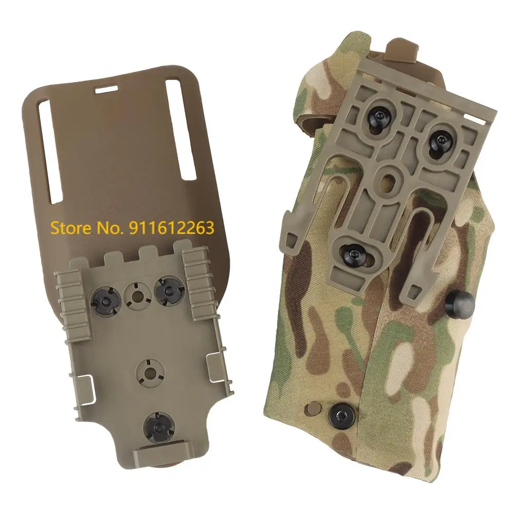 Funda de pistola táctica para Glock 17/19 con linterna X300/X300U 6354DO bolsas de fundas de caza Airsoft, - imagen 3
