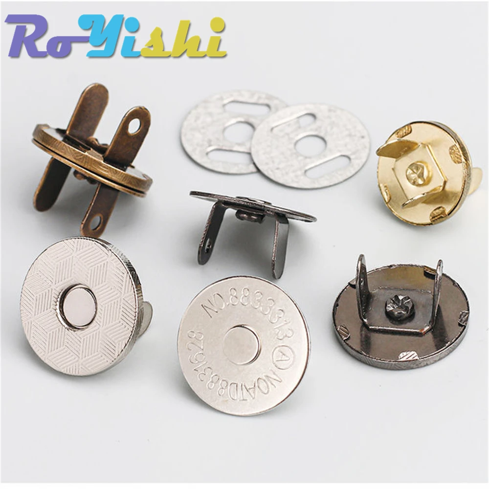 10 unids/pack 10-18mm botones magnéticos finos bolsas imán hebilla de adsorción automática botones de Metal broches botones de cartera - imagen 5