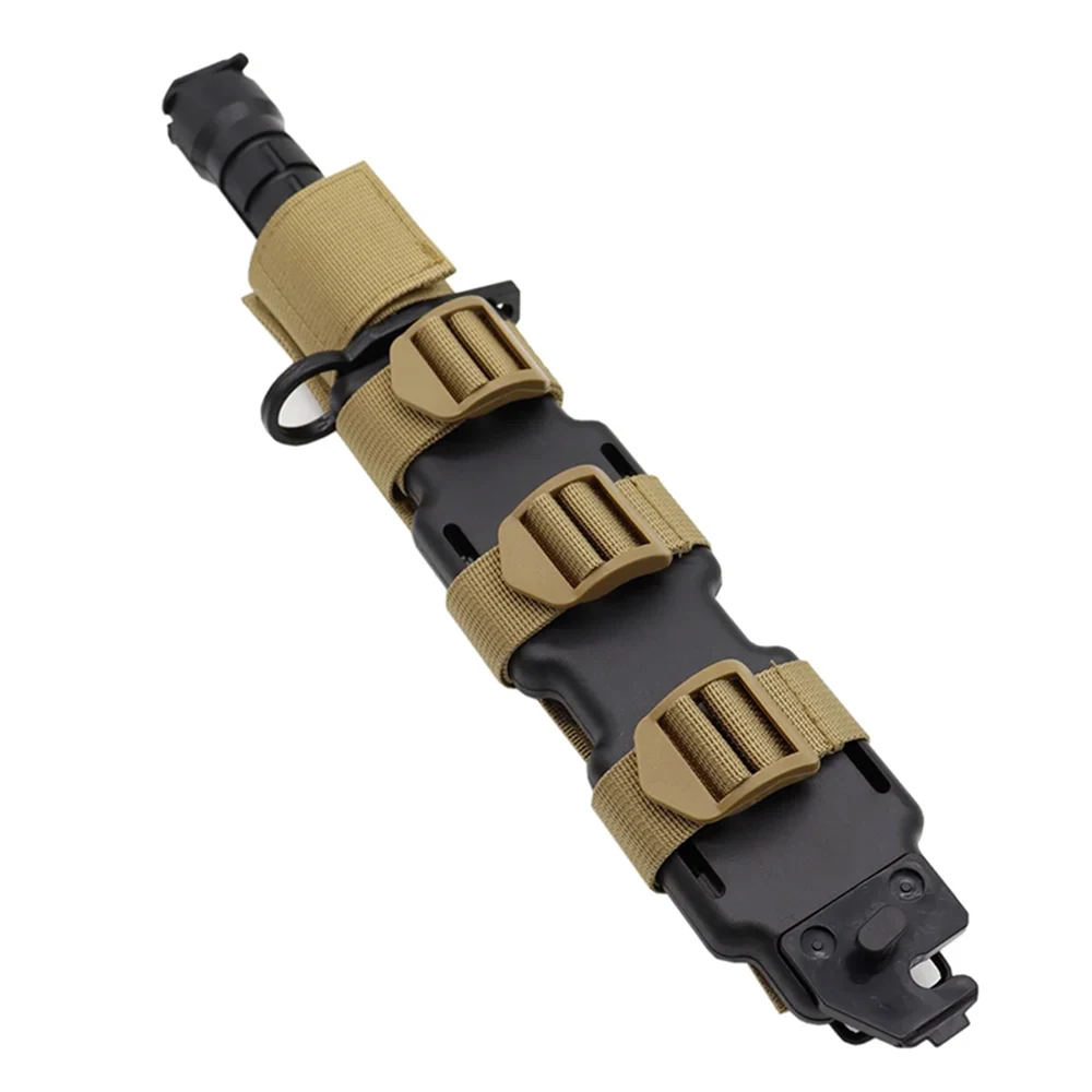 Adaptador táctico Molle para cuchillo Shealth, portador de herramientas, linterna, soporte de funda K, accesorio para mochila, chaleco de caza - imagen 3