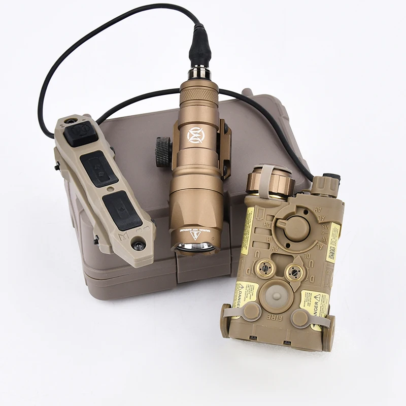 WADSN SF NGAL rojo verde azul IR punto luz estroboscópica blanca M300A M600U linterna de caza de doble función interruptor de presión lámpara de arma - imagen 5