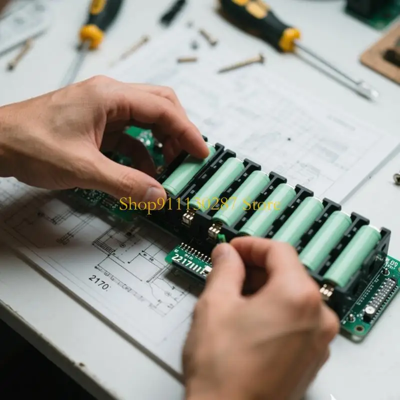 Base montaje caja batería intercambiable J1HC 21700 para equipo electrónico para exteriores - imagen 2