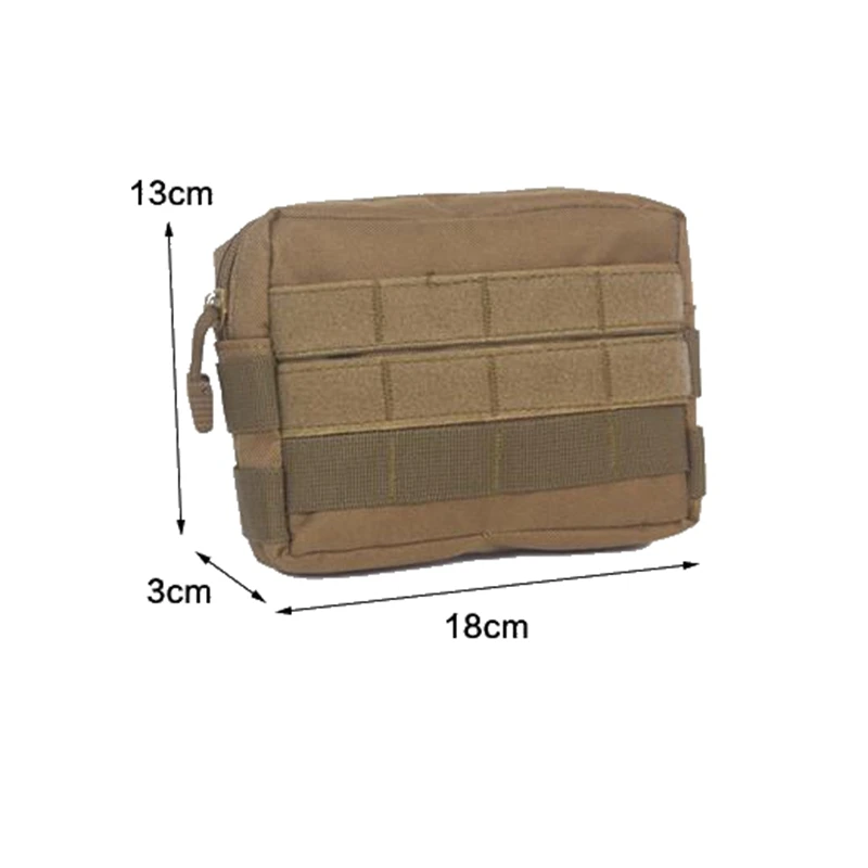 Bolsa táctica Molle para caza al aire libre, bolsa de camuflaje, accesorios, herramientas, ejército militar EDC Airsoft, riñonera con bolsillos - imagen 5