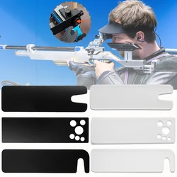 Parches de asistencia para puntería de tiro, protector ocular de tiro para competición de Rifle de aire de 10m, práctica de tiro con pistola láser, 2 uds.