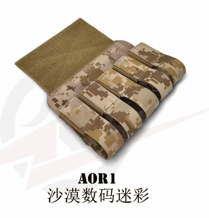 Chaleco táctico para exteriores, bolsa colgante para el pecho, Mini bolsa Abdominal, bolsillo para el vientre, partición de cinco coplas, D3CRM, MK3, MK4 - imagen 3