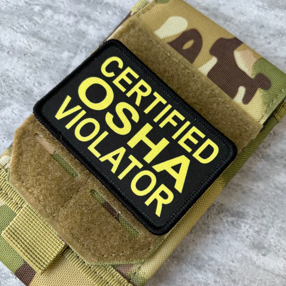 Parche táctico OSHA con memes, insignia militar y velcro para mochila - imagen 5