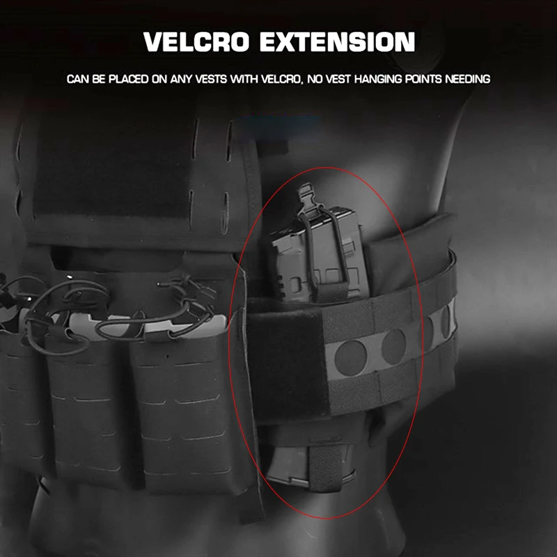 Bolsa elástica soporte Radio táctica V2 Ferro – Chaleco FCPC - imagen 4