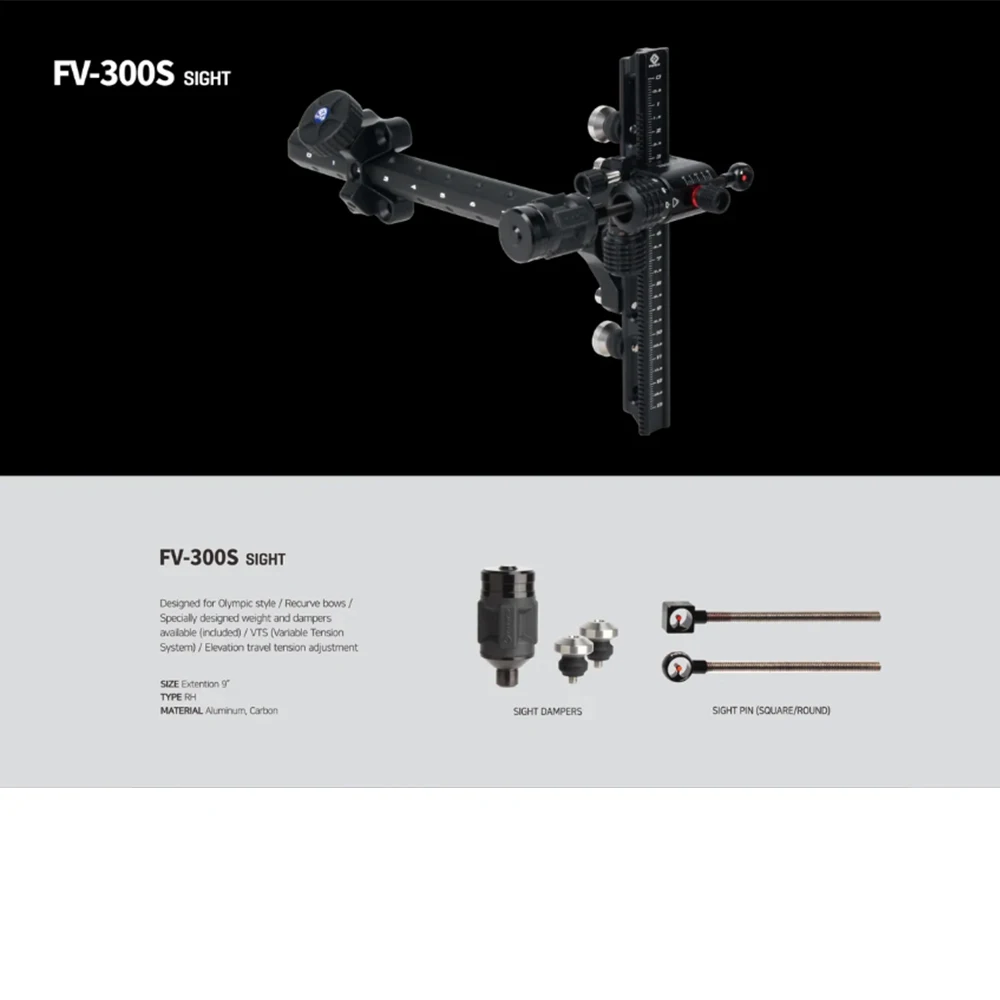 Arco recurvo de tiro con arco, mira láser de aluminio y carbono, herramienta de puntería de ajuste Micro, accesorios de caza para tiro al aire libre - imagen 2