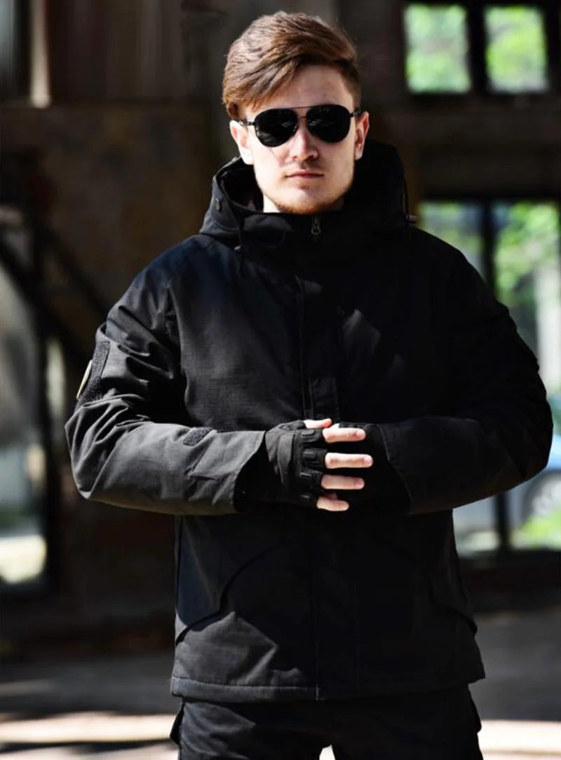 Chaqueta deportiva de Montañismo para pesca/senderismo al aire libre, chaqueta táctica militar, chaqueta con capucha impermeable a prueba de viento para hombre - imagen 5