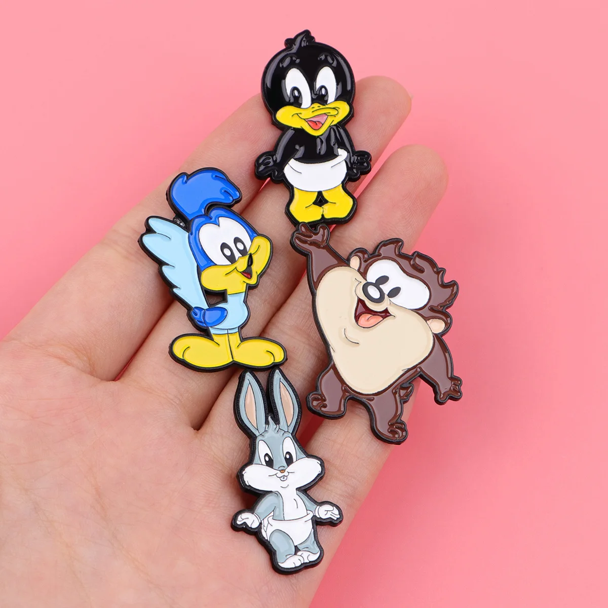 1 Juego de alfileres esmaltados de pato bonito, broches de animales de dibujos animados para decoración de ropa de mujer, alfileres de Metal, mochila, sombrero, insignia, accesorios de regalo - imagen 2