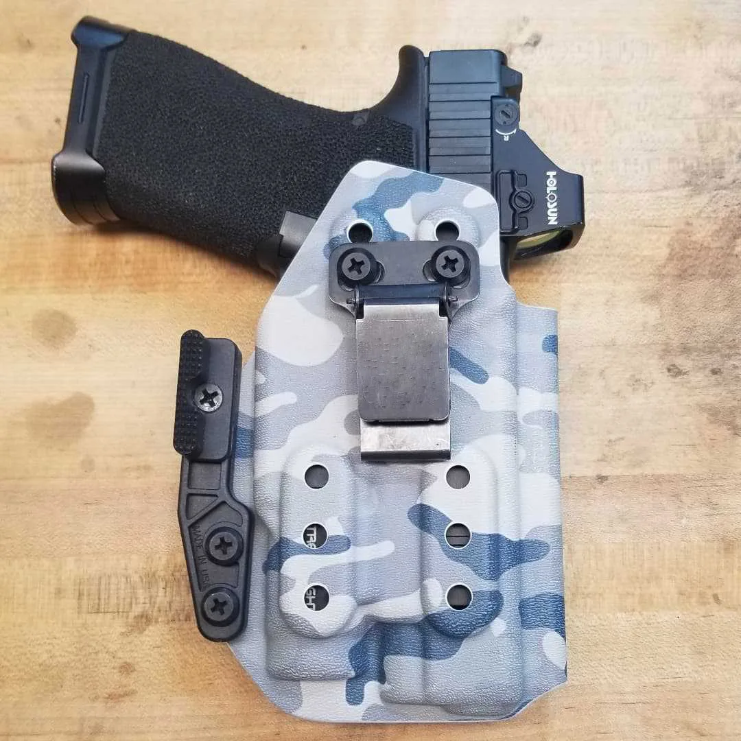 Kydex-Clips de funda de acero inoxidable Universal, Clip trasero de cintura, funda de caza, Clip de transporte, 1 unidad - imagen 3