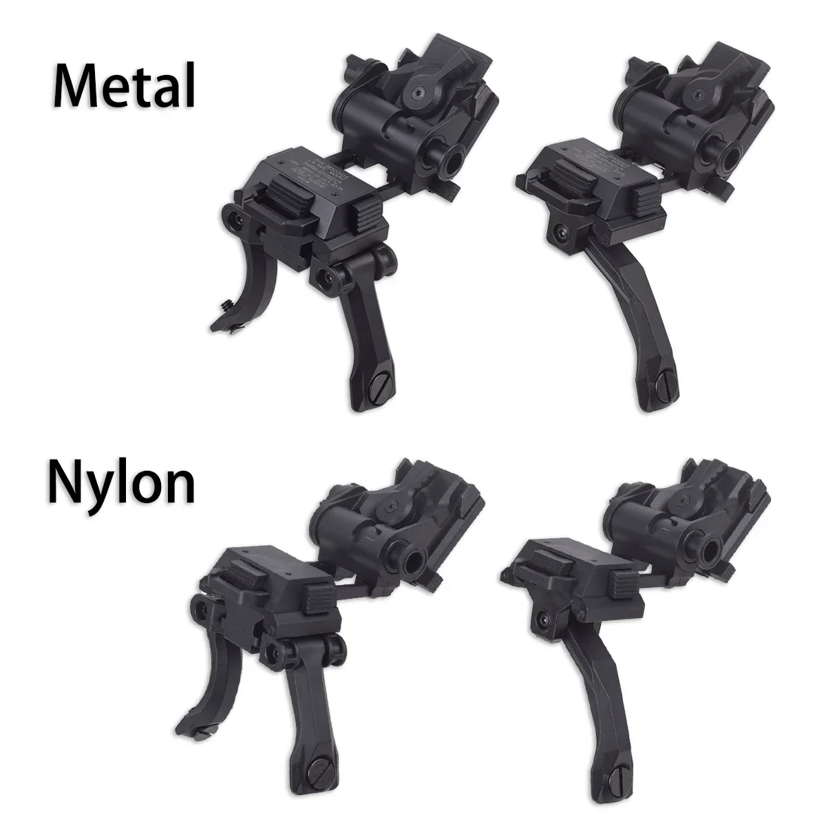 Metal Wilcox L4 G24 L4G24 NVG montaje gafas de visión nocturna AN/PVS1415/18 puente J brazo puente rápido OPS casco soporte adaptadores - imagen 3