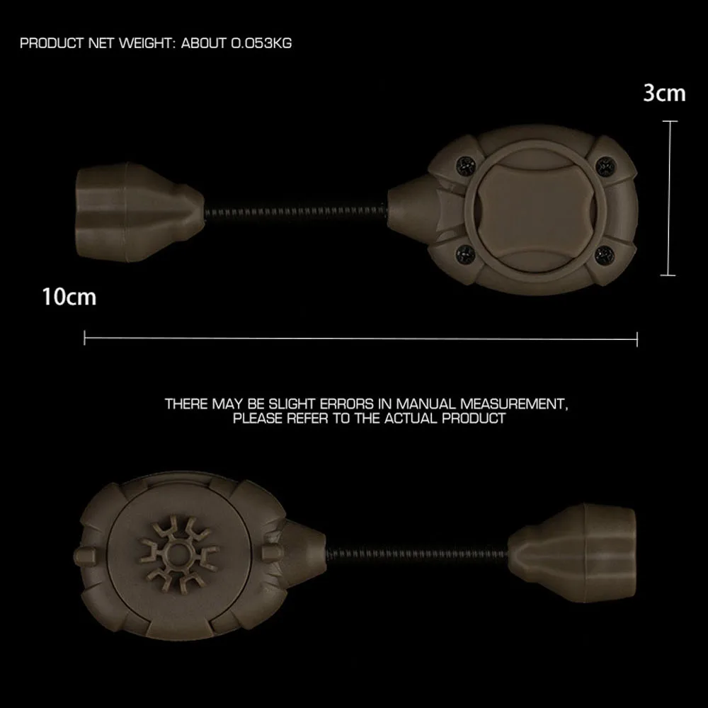 MPLS CHARGE 3,0 casco táctico Airsoft luz 4 modos rojo/verde/azul/IR lámpara al aire libre caza deportes supervivencia linterna de emergencia - imagen 2