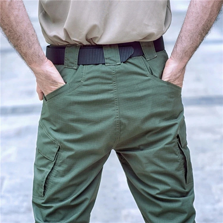 Pantalones tácticos militares de la ciudad para hombre, pantalones del ejército de combate SWAT, senderismo, caza, impermeables, resistentes al desgaste, pantalones Cargo informales - imagen 5