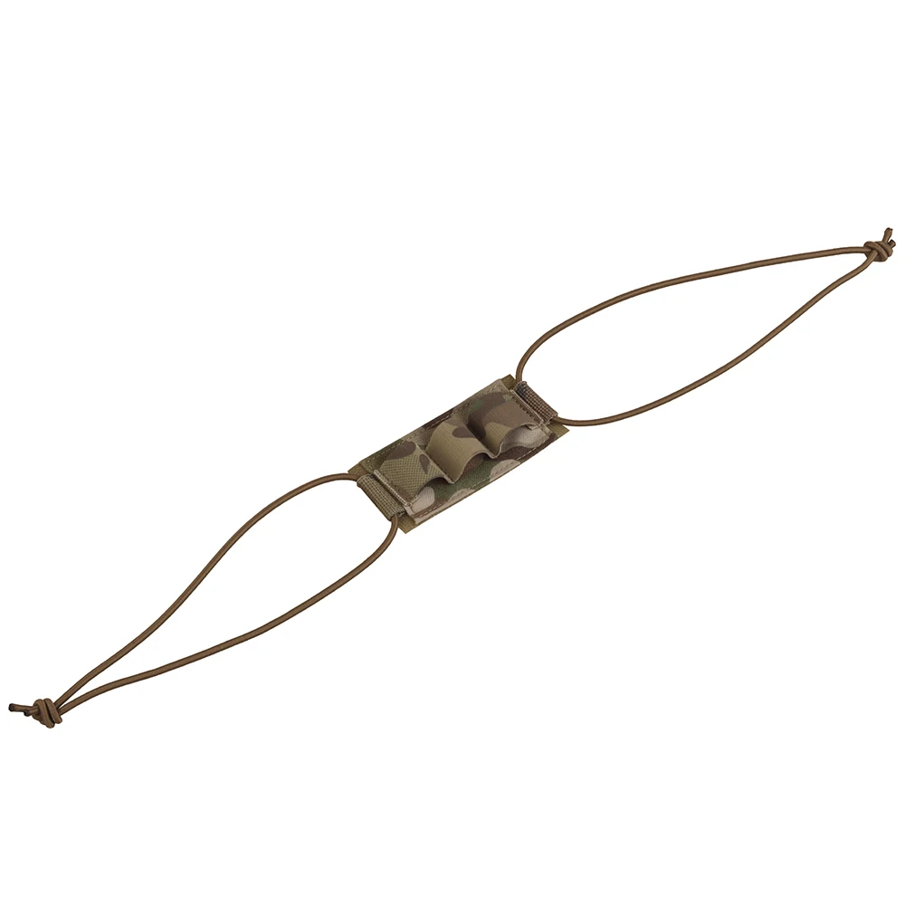 Cordón táctico con gancho y bucle para casco, dispositivo fijo de cuerda elástica de visión nocturna, bolsa de batería NVG para casco rápido Airsoft de caza - imagen 5