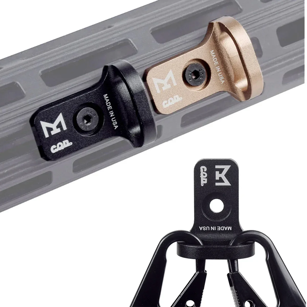 Eslinga táctica QD giratoria de 20mm, montaje en riel Picatinny Mlok, correa de Metal RSA GBB, Base de hebilla, accesorios de montaje de desmontaje rápido para pistola - imagen 2