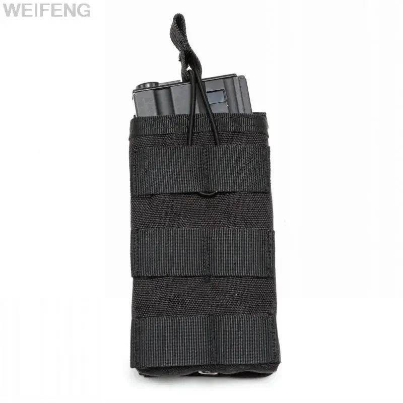Bolsa táctica de camuflaje FG para revista M4 AR15 AK47 M16 7,62/5,56mm Molle bolsa monomando para Rifle accesorios de caza - imagen 5