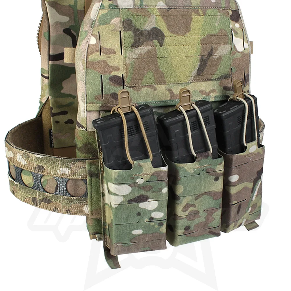 OPHIDIAN-Panel Triple Mag, bolsa frontal de 5,56mm, cordón elástico de retención M4 AR MAG, equipo de caza - imagen 4