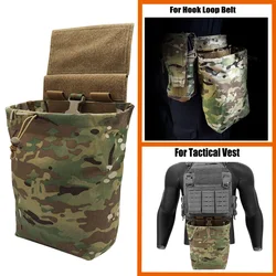 Bolsa táctica plegable portacargadores con fijación MOLLE