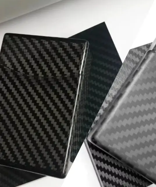 Estuche para cigarrillos fibra de carbono rígido y fino - imagen 2