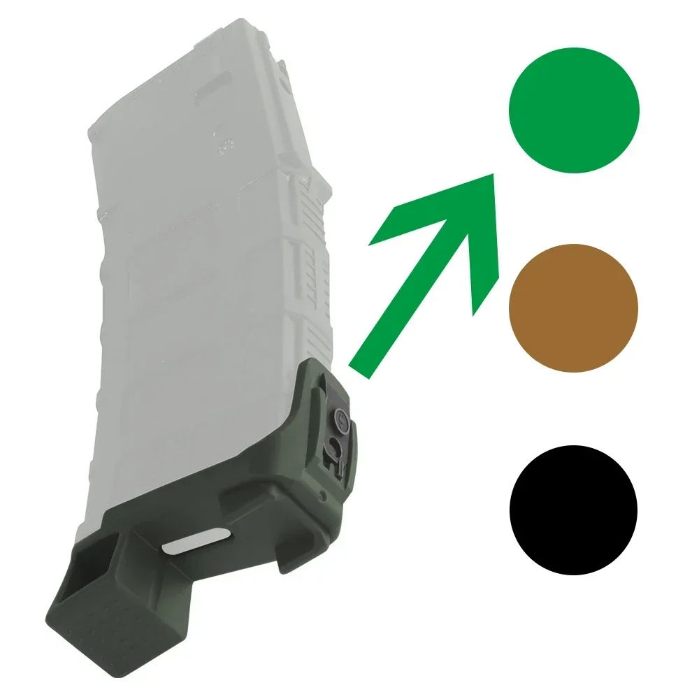 Agarre de revista táctica GBB PMAG, alfombrilla Base multiusos para Rifle, accesorios de caza para pistola de aire extendida