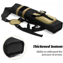 Carcaj trasero MOLLE ligero – Bolsa flechas caza compacto plegable