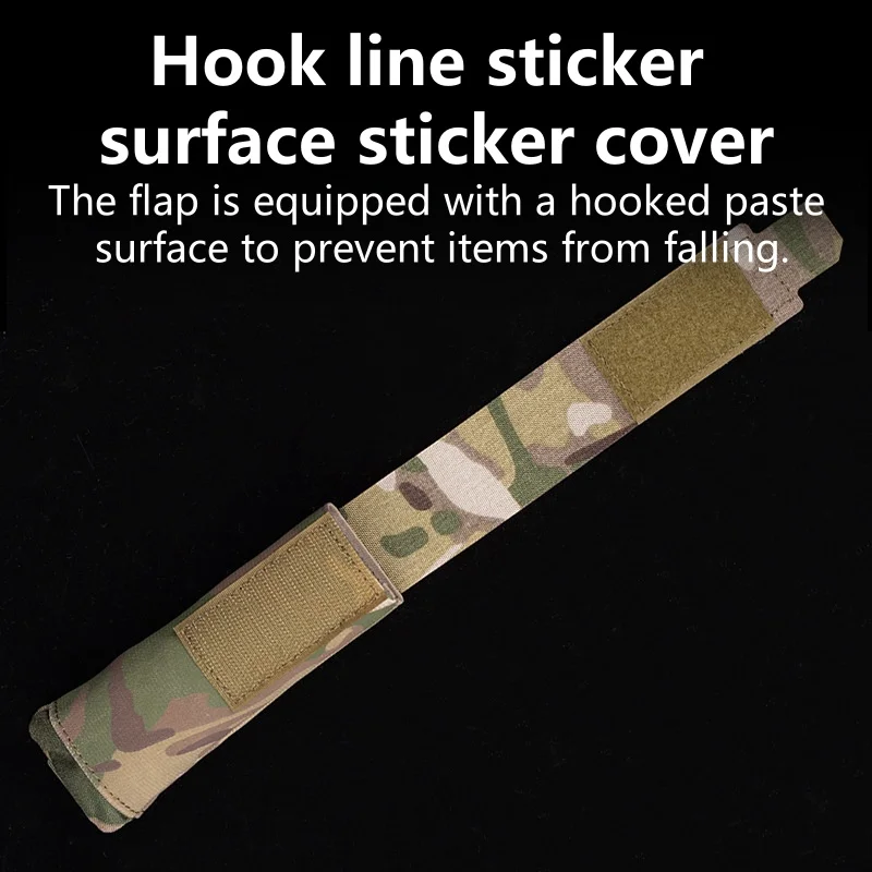 Kit de herramientas Knight, bolsa de herramientas de cintura para exteriores, bolsa con sistema Molle en la parte trasera, accesorios para acampar, equipo portátil al aire libre, cubierta abatible - imagen 4