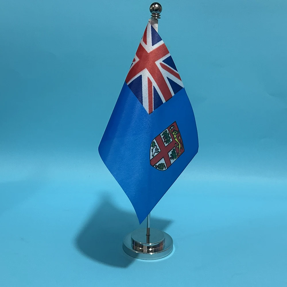 BANDERA DE SKY Bandera nacional de Fiji para escritorio poliéster - imagen 4