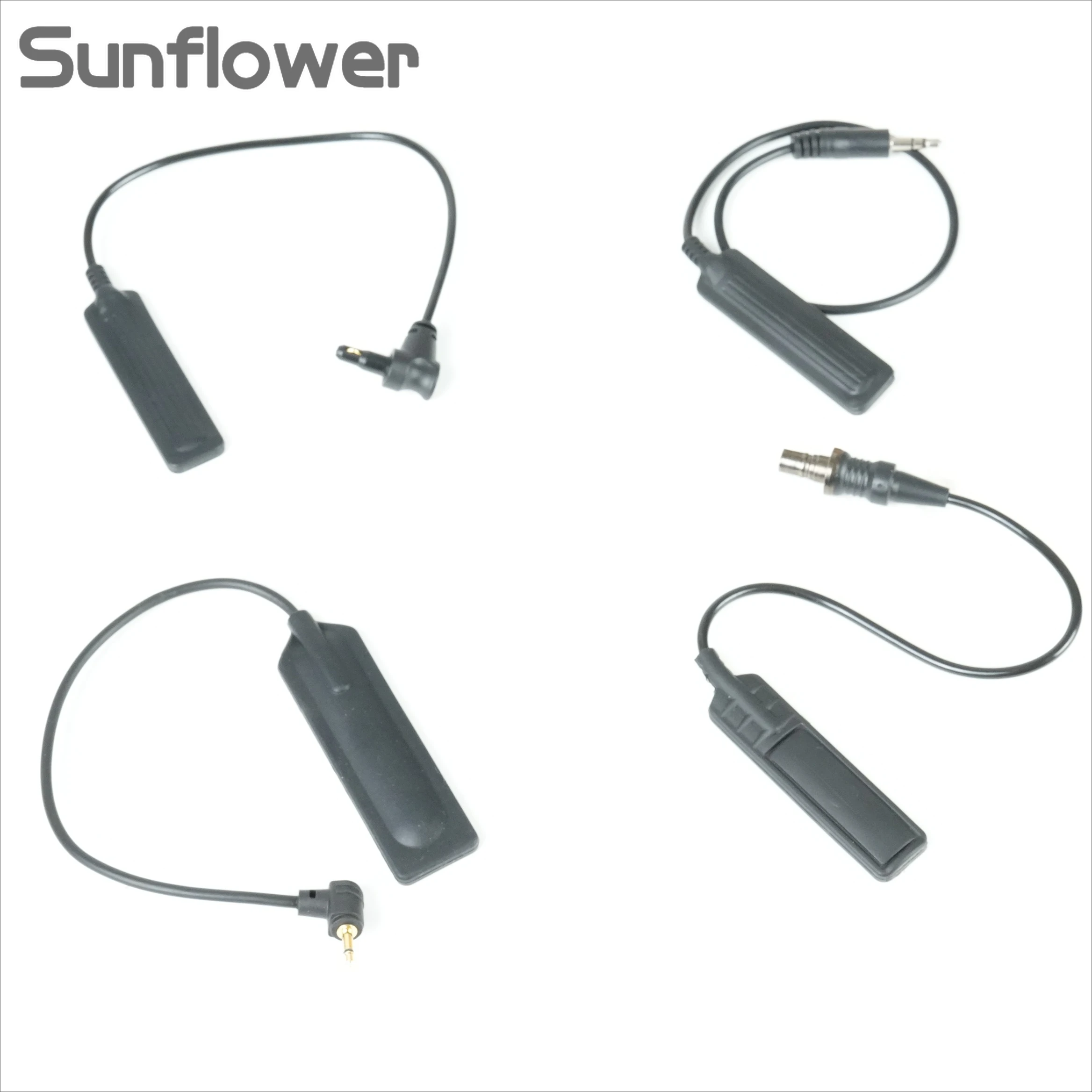 Linterna táctica con interruptor de presión para rail Picatinny - imagen 3
