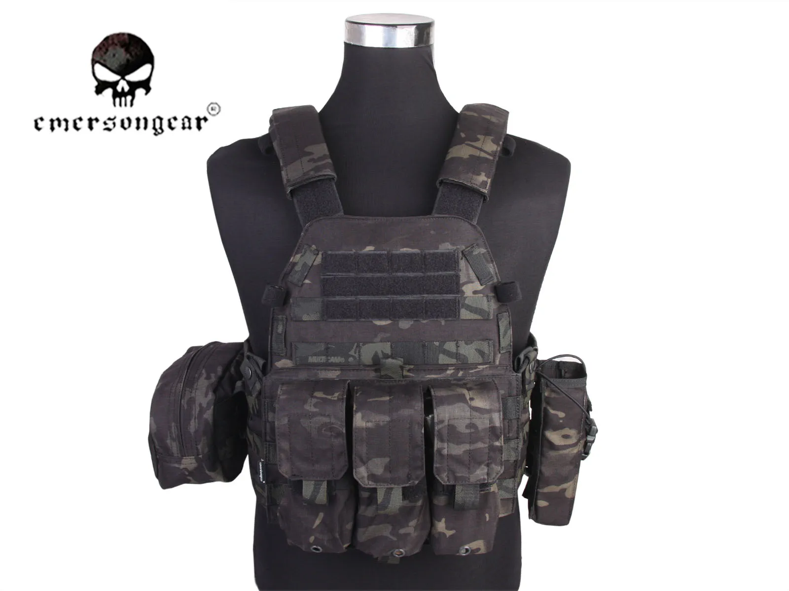 Emersongear LBT6094A chaleco táctico MOLLE con bolsas modulares - imagen 2