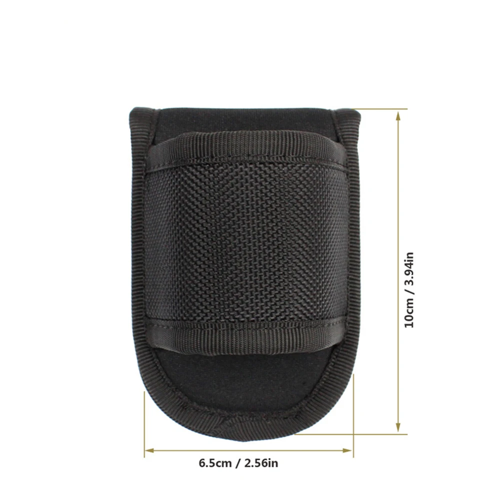 Soporte de luz compacto con celda D superior abierta, accesorios para cinturón de servicio, funda para linterna, nailon 1680D y onda de baloncesto - imagen 4