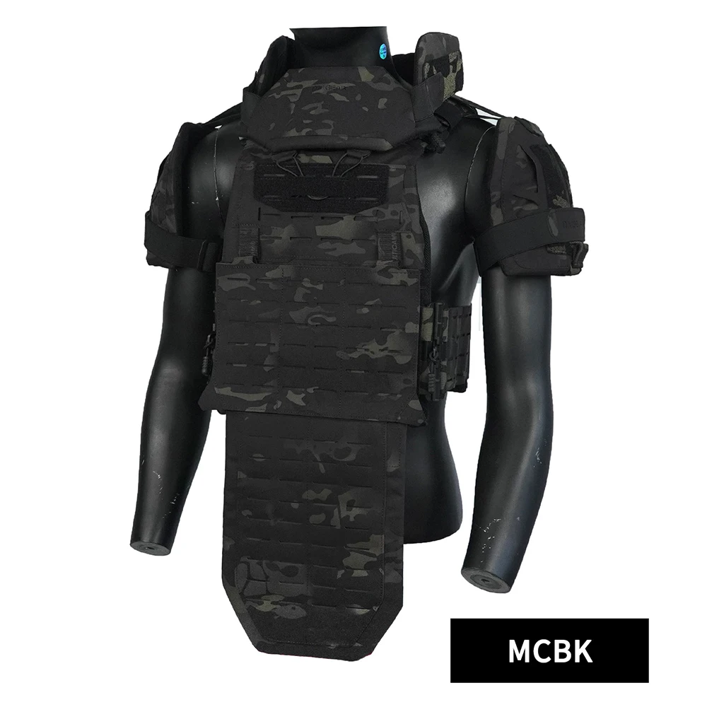 DMGear-chaleco táctico con protección para la entrepierna, traje de protección para la ingle, cuello, hombro, Arrmor, Airsoft, equipo de bolsa de armadura corporal - imagen 3