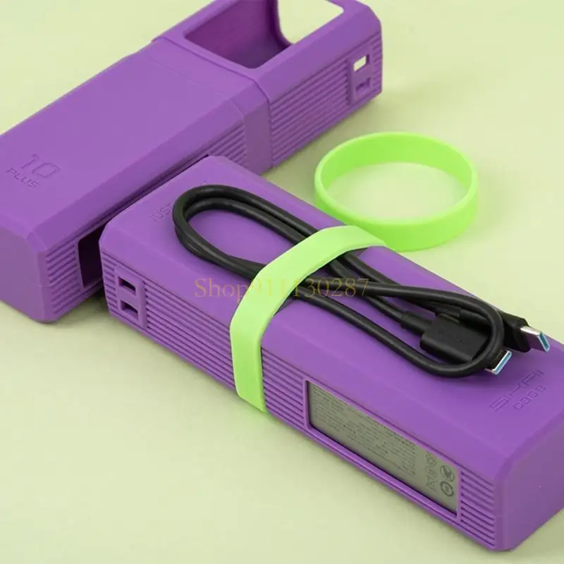 Cubierta caja a prueba choque J1HC para 10 más adaptador suministro alimentación batería silicona piel - imagen 5