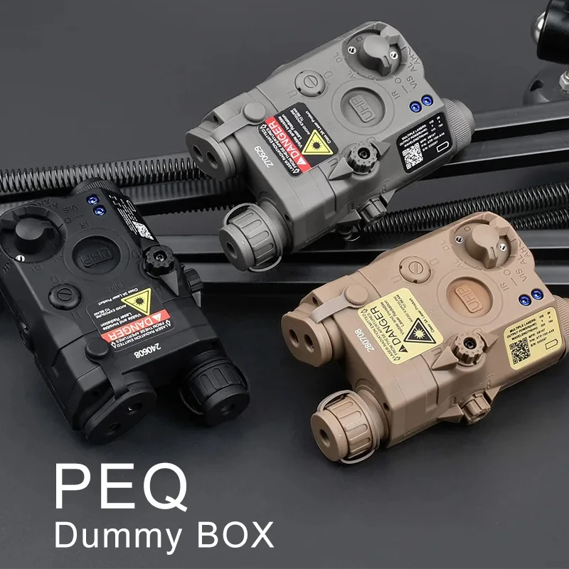 Airsoft táctico WADSN AR/PEQ 15 caja versión UHP sin función maniquí PEQ15 LA-5C caja de batería modelo para riel Picatinny