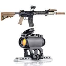 Montura QD Scar Leap de 1.57 Pulgadas y 1.93 Pulgadas de Altura para Mira de Punto Rojo T01 T02, con Marcas Originales Completas