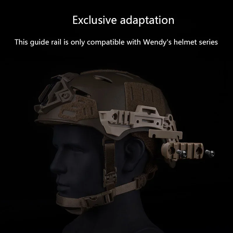 Riel de guía de repuesto para casco de Paintball, accesorios para cascos deportivos, 2,0 y 3,0 - imagen 4