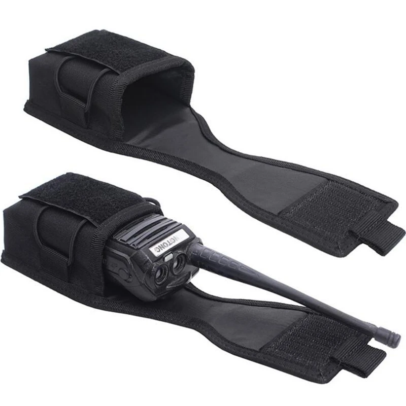 Soporte de nailon 1000D para Radio, funda para Radios Molle, soporte para Walkie Talkies al aire libre, bolsa de bolsillo para caza